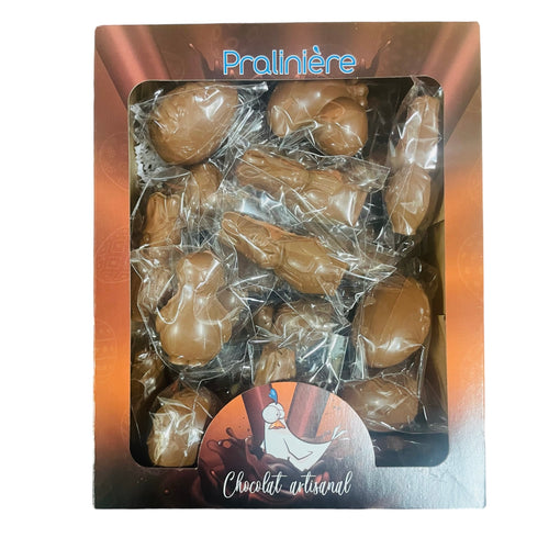 Mini-figurines de chocolat de Pâques, boîte de 24
