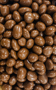 Raisins enrobés de chocolat au lait