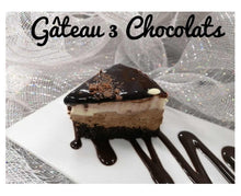 Charger l&#39;image dans la galerie, Pointe de Gâteau mousse aux trois chocolats fabriqué par la chocolaterie la Pralinière