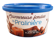 Charger l'image dans la galerie, fondue au chocolat au caramel fleur de sel. chocolat artisanal fait au québec, fondue au chocolat en ligne