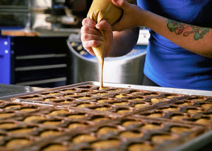 Bouchées et barres de chocolat