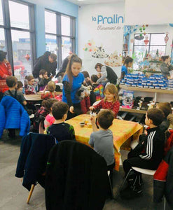 Atelier de fabrication de chocolat pour enfants à Saint-Georges de Beauce