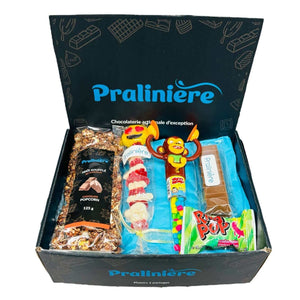 Boite cadeau de chocolat et bonbons pour une fête d'enfant à commander en ligne et faire livrer