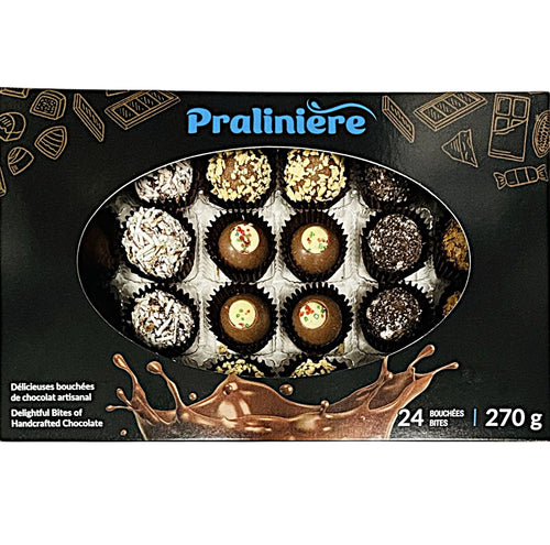 Boîte de 24 truffes chocolatées - Édition spéciale de Noël