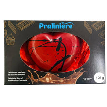 Charger l'image dans la galerie, Coeur en chocolat avec centre fondant à la noisette pour cadeau de Saint-Valentin
