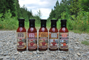 sauce bbq st-zacharie la meilleure sauce du Québec en 5 saveurs qui contient du sirop d'érable 