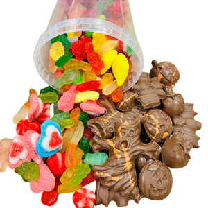 Chocolats et bonbons en cadeau pour Halloween