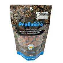 Charger l'image dans la galerie, Pistaches enrobées de chocolat au lait en sachet collation