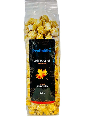 Popcorn à l'érable un déliceux produit du Québec sur boutique en ligne