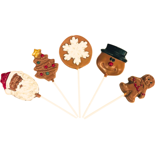 Suçons en chocolat artisanal de Noël pour acheter des cadeaux en ligne au Québec