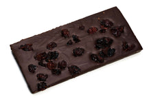 Charger l&#39;image dans la galerie, Barre de chocolat noir avec canneberges fruits séchés
