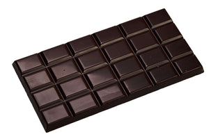Barre de chocolat noir, chocolat artisanal en ligne