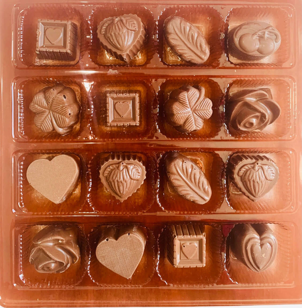Boîte de chocolat 16 morceaux saveur au choix
