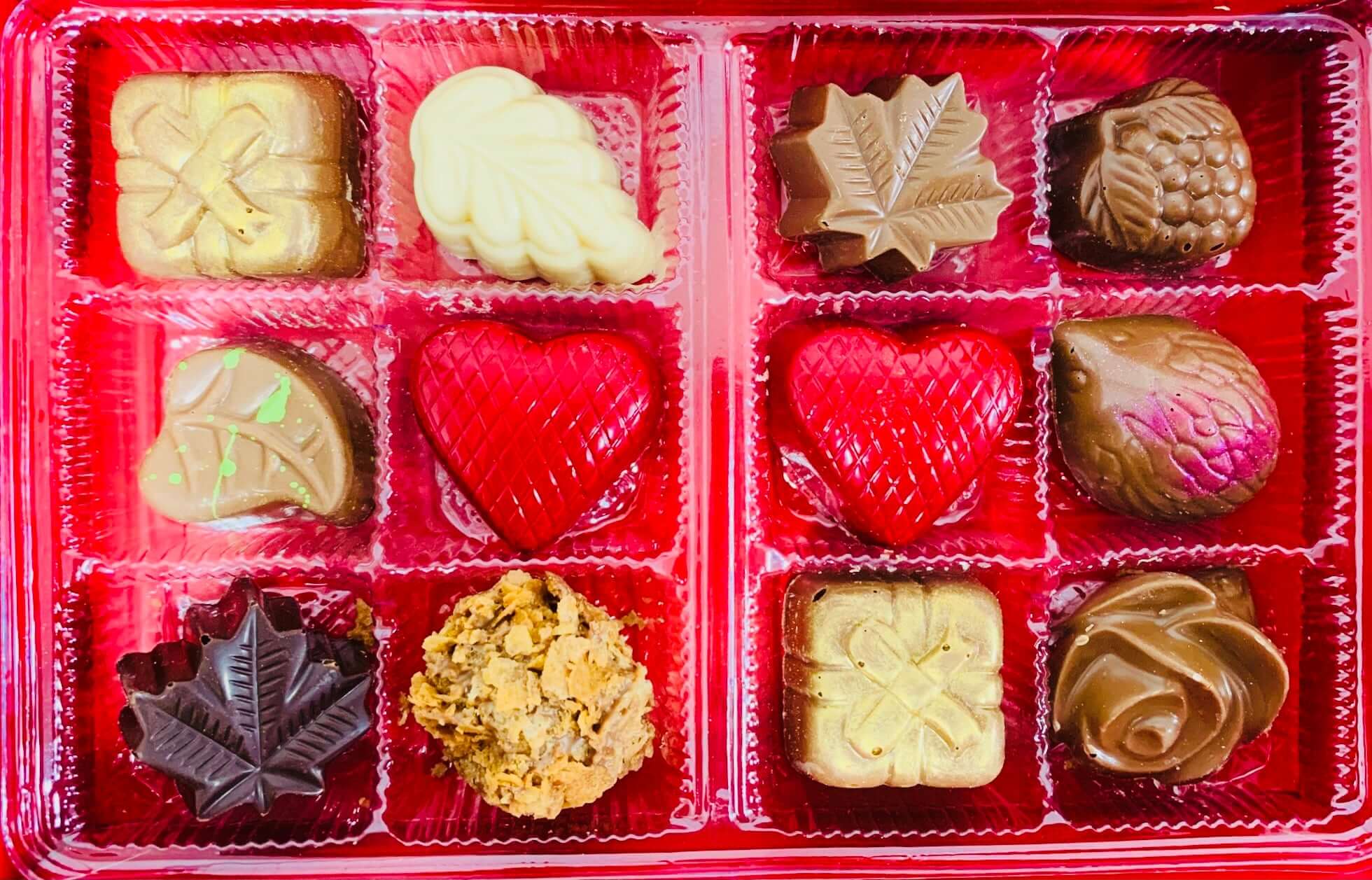 Boîte de chocolats pour la Saint-Valentin