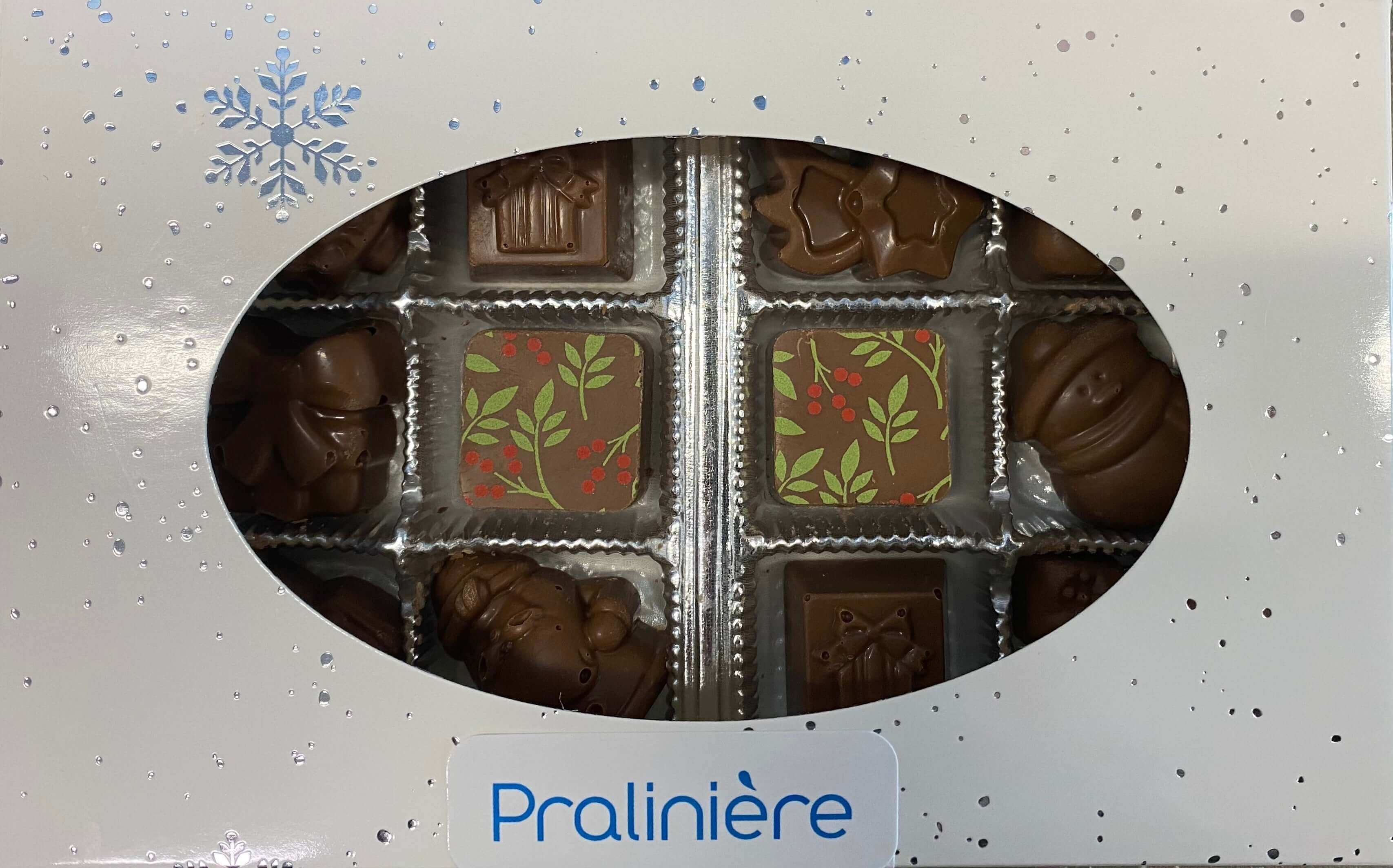 Père Noël au chocolat au lait - Les Chemins de Provence - Panier