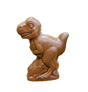 Figurine de dinosaure en chocolat au lait pour Pâques